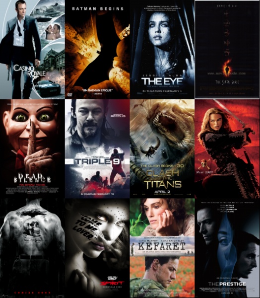 معرفی بهترین فیلم و سریال از نظر منتقدین و بینندگان - پوستر فیلمها و سریالها