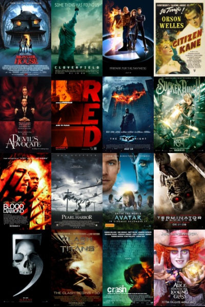 معرفی بهترین فیلم و سریال از نظر منتقدین و بینندگان - پوستر فیلم‌ها و سریال‌ها