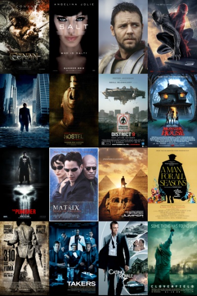 معرفی بهترین فیلم و سریال از نظر منتقدین و بینندگان - پوستر فیلمها و سریالها